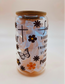 Luke 1:37 Faith 16oz Libbey Glass Can