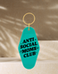 Anti-Social Mom Customized Acrylic Motel Keychain