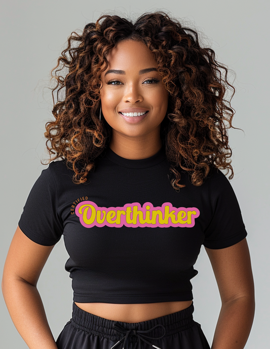 Certified Overthinker Crop Top