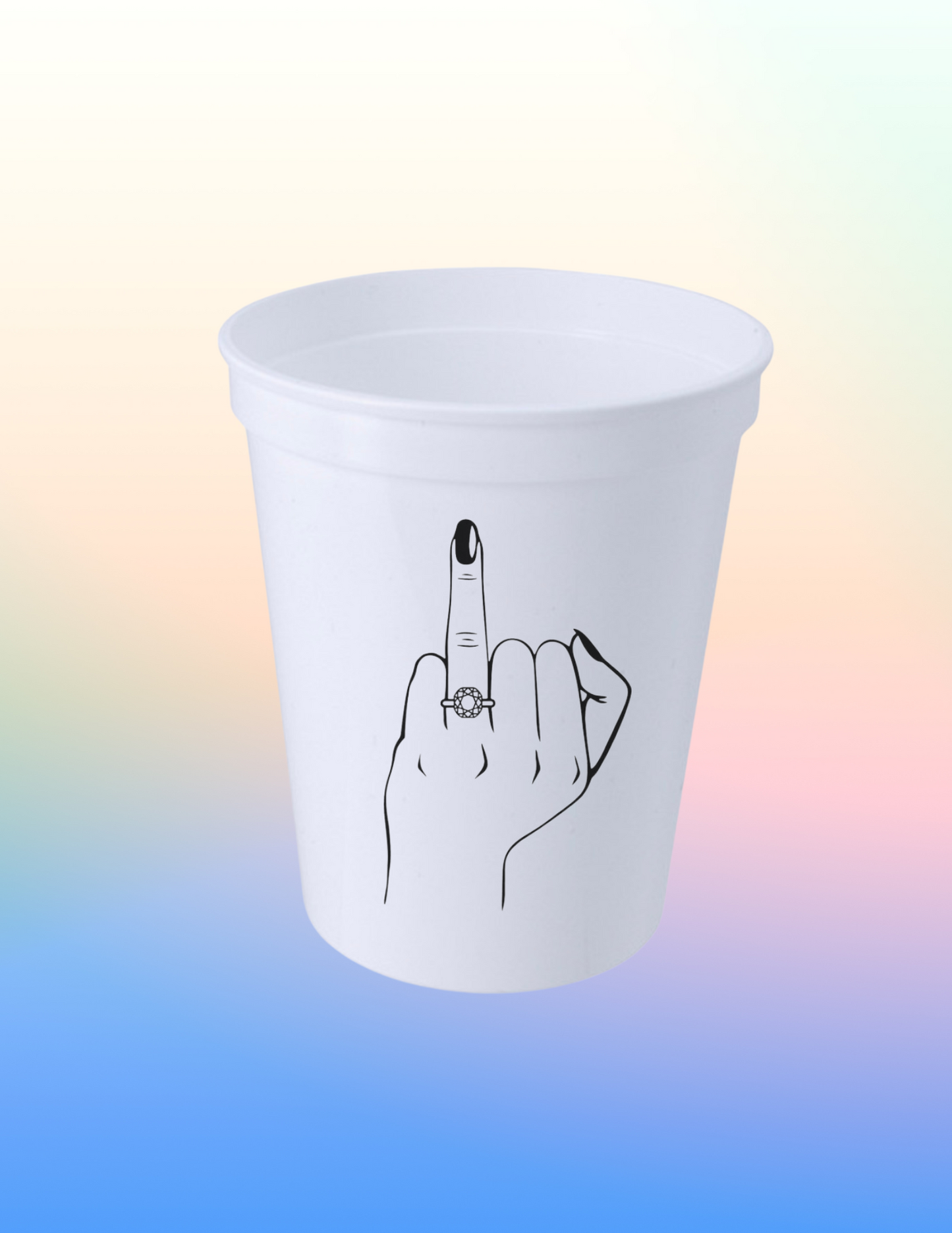 Ring Finger Reusable Party Cup